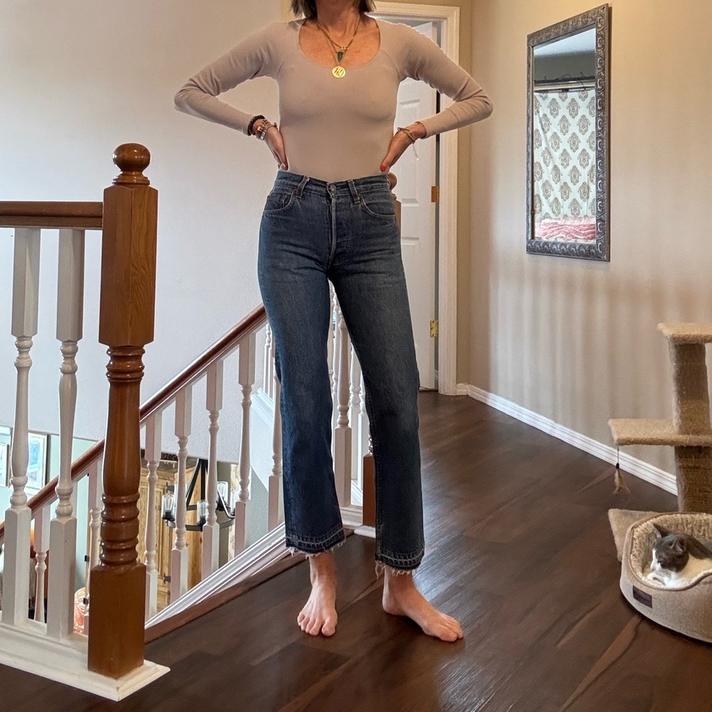 Levi's 501s great wash jeans